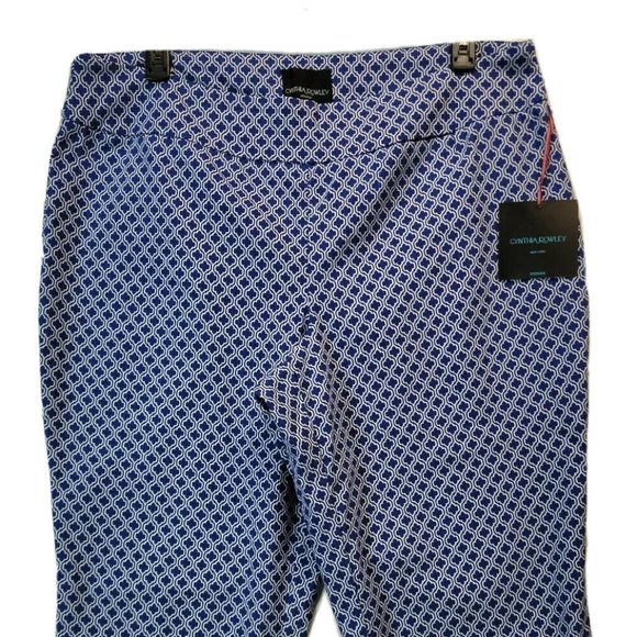 Cynthia Rowley Pull On Flat Front Capri Pants 20W - Picture 4 of 7